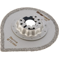 Насадка для МФИ по плитке и дереву (70 мм) ПРАКТИКА 240-324