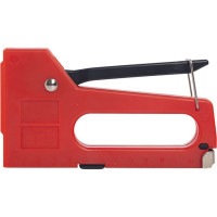 Степлер строительный мебельный в комплексе скобы 100 шт Kroft 4-8мм 202030