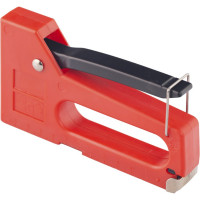 Степлер строительный мебельный в комплексе скобы 100 шт Kroft 4-8мм 202030