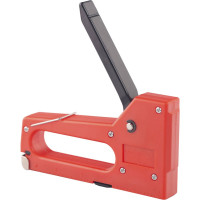 Степлер строительный мебельный в комплексе скобы 100 шт Kroft 4-8мм 202030