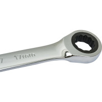 Комбинированный трещоточный ключ 17мм JTC-3037