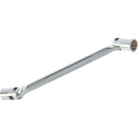 Торцевой прямой шарнирный ключ 16х17мм, 254мм JTC-3942