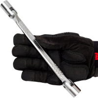 Торцевой прямой шарнирный ключ 14х15мм, 242мм JTC-3943