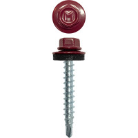 Кровельный саморез Daxmer 4,8x29 RAL 3005 сверло №1, 250шт 00000305765