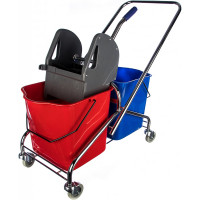 Двойная уборочная тележка Baiyun 2х23л IT-0278