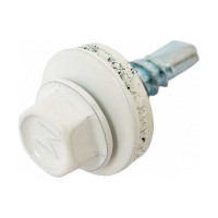 Кровельный саморез Daxmer 4,8x19 RAL 9003 сверло №2, 400шт 00000310433