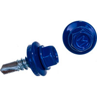 Кровельный саморез Daxmer 5,5x19 RAL 5005 сверло №3, 250шт 00000304274
