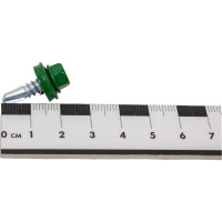 Кровельный саморез Daxmer 5,5x19 RAL 6002 сверло №3, 250 шт 00000304276