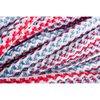 Вязаный полипропиленовый шнур, цветной, моток, 8мм х 20м Эбис 00006