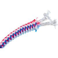 Вязаный полипропиленовый шнур, цветной, моток, 8мм х 20м Эбис 00006