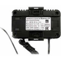 Зарядное устройство Вымпел Вымпел-09 автомат, 0.2-1.2А, 12-16В, для гелевых и кислотных АКБ с регулировкой тока и напряжения 2039