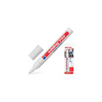 Лаковый маркер, белый, круглый наконечник 2-4мм Edding E-750-49