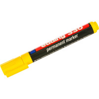 Перманентный маркер, желтый, клиновидный наконечник 1.5-3мм Edding E-330#5