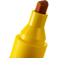 Перманентный маркер, желтый, клиновидный наконечник 1.5-3мм Edding E-330#5