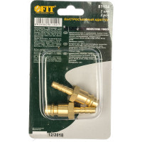 Адаптер быстросъемный (рапид EURO - "елочка" 6 мм) 2 шт. FIT 81154