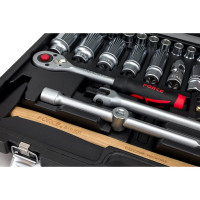 Набор инструментов c 6-ти гранными головками FORCE 1/2 91 предмет 4911