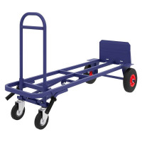 Тележка RUSKLAD грузовая универсальная ТГУ 200 с пневматическими d250мм и литыми d125мм колёсами ТГУ 200 пневмо