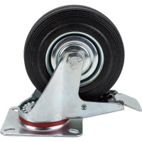 Колесо промышленное поворотное с тормозом Longway SCB55