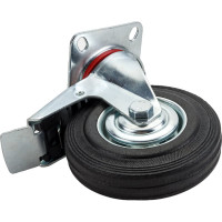 Колесо промышленное поворотное с тормозом Longway SCB55