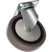 Колесо с вращающейся опорой и пластиной крепления (100 мм; 55 кг) Tellure rota 374104