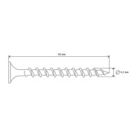 Саморез ШСГД Tech-Krep 4,2х90 150 шт, ведро 124370