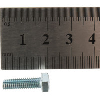 Болт DIN 933 с шестигранной головкой, оцинкованный М5х16, 100шт - коробка Tech-Krep 105196