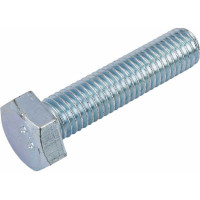Болт DIN 933 с шестигранной головкой, оцинкованный М12х50, 12шт - коробка Tech-Krep 126528