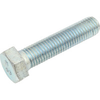 Болт с шестигранной головкой DIN933 оцинкованный, М18x80 мм, 8 шт в коробке с окном Zitar 126540