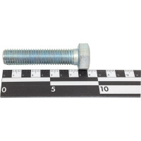 Болт с шестигранной головкой DIN933 оцинкованный, М18x80 мм, 8 шт в коробке с окном Zitar 126540