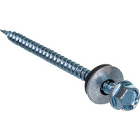 Кровельный саморез Tech-Krep КР ZP сверло 4,8х76 100 шт, ведро 104749