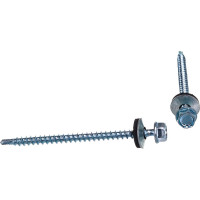 Кровельный саморез Tech-Krep КР ZP сверло 4,8х76 100 шт, ведро 104749