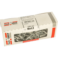 Заклепка 4.8х10, 100шт - коробка Tech-Krep 102292