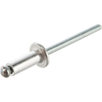 Заклепка 4.8х12, 14шт - пакет Tech-Krep/Zitar 102577