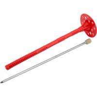 Дюбель для теплоизоляции с металлическим гвоздём с термоголовкой 10х220, 200шт Tech-Krep 130101