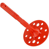 Дюбель для теплоизоляции с металлическим гвоздём с термоголовкой 10х140, 25шт - пакет Tech-Krep 124475