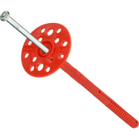 Дюбель для теплоизоляции с металлическим гвоздём 10х200, 200шт Tech-Krep 130106