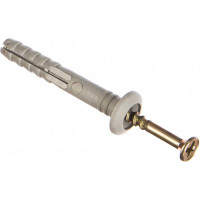 Дюбель-гвоздь 6х40 гриб, полипропилен 300шт - пакет Tech-Krep 125574