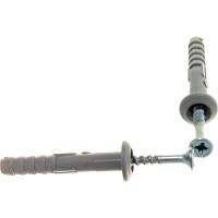 Дюбель-гвоздь 6х40 гриб, полипропилен 50шт - коробка Tech-Krep 112709