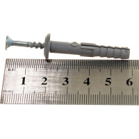 Дюбель-гвоздь 6х40 гриб, полипропилен 50шт - коробка Tech-Krep 112709