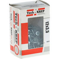 Универсальные саморезы Zitar 12x3,5 мм 200 шт оцинкованные коробка с окном Tech-Kr 102167