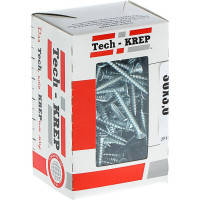 Универсальный саморез Tech-Krep 30х3,0 мм 200 шт оцинкованный, коробка с окном 102164