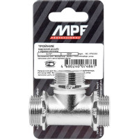 Тройник 3/4" н/н/н с ограничителем MPF ИС.072232