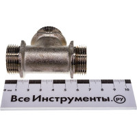 Тройник 3/4" н/н/н с ограничителем MPF ИС.072232