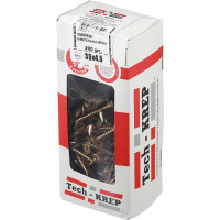 Универсальный саморез Tech-Krep 35х4,5 мм 200 шт желтый, коробка с окном 102253