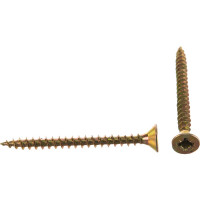 Универсальный саморез Tech-Krep 45х4,0 мм 200 шт желтый, коробка с окном 102246