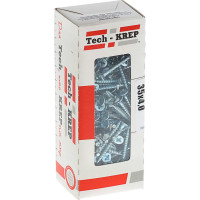 Универсальные саморезы Zitar 35x4,0 мм 200 шт оцинкованные коробка с окном Tech-Kr 102181