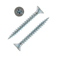 Универсальный саморез Tech-Krep 40х4,5 мм 200 шт оцинкованный, коробка с окном 102191