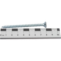 Универсальный саморез Tech-Krep 80х6,0 мм 75 шт оцинкованный, коробка с окном 102210