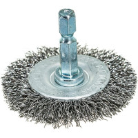 Щетка круглая для дрели (50 мм, НЕХ) PATRIOT 813010019