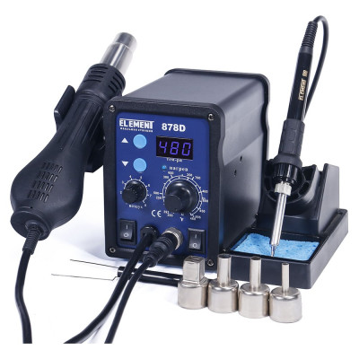 Паяльная станция ELEMENT 878D 15299